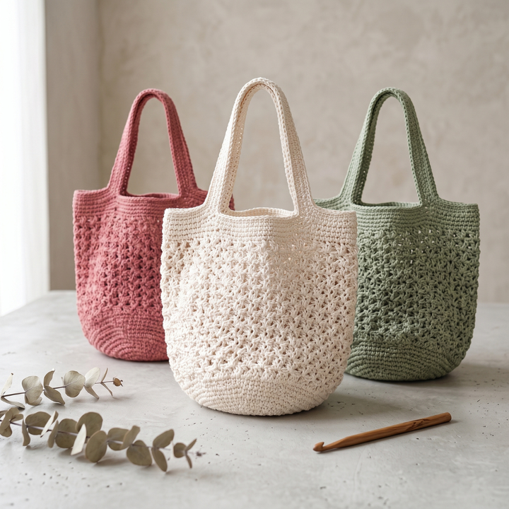 Reusable Market Bag Crochet Pattern