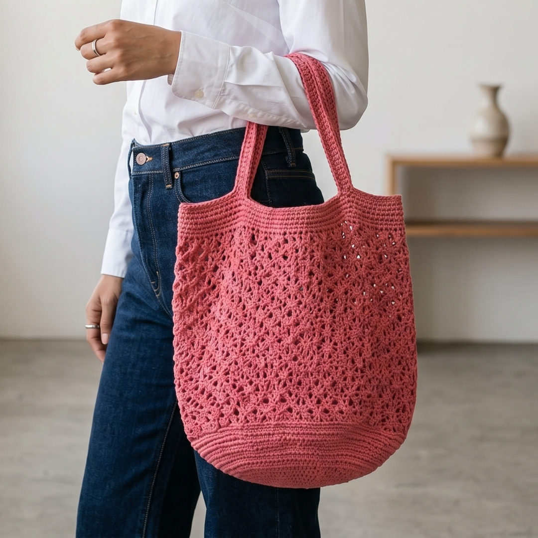 Reusable Market Bag Crochet Pattern