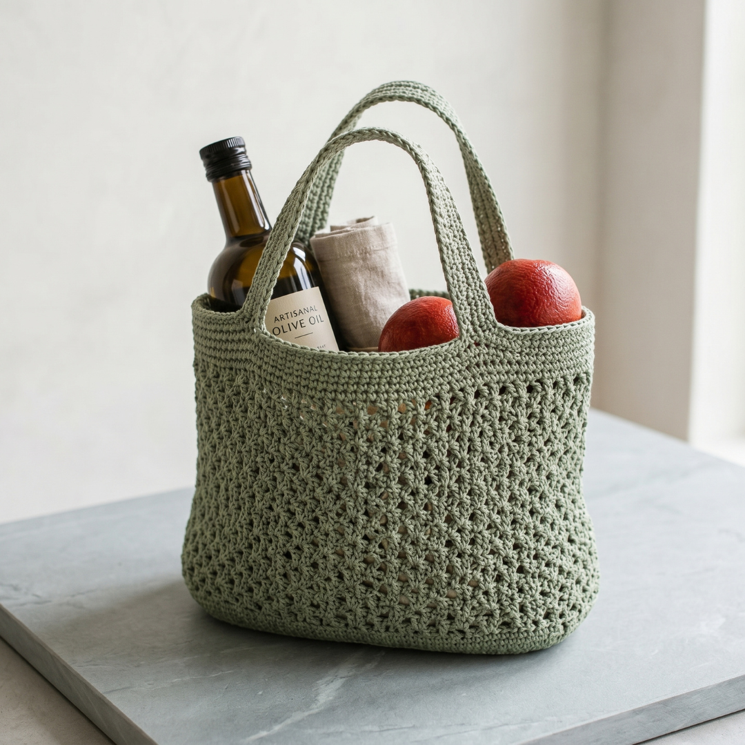 Reusable Market Bag Crochet Pattern