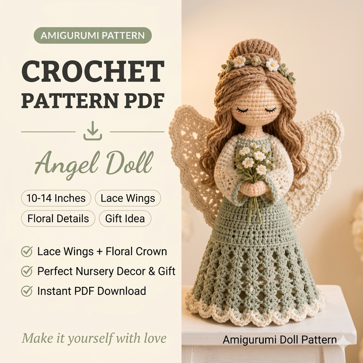 Angel Doll Amigurumi Crochet Pattern