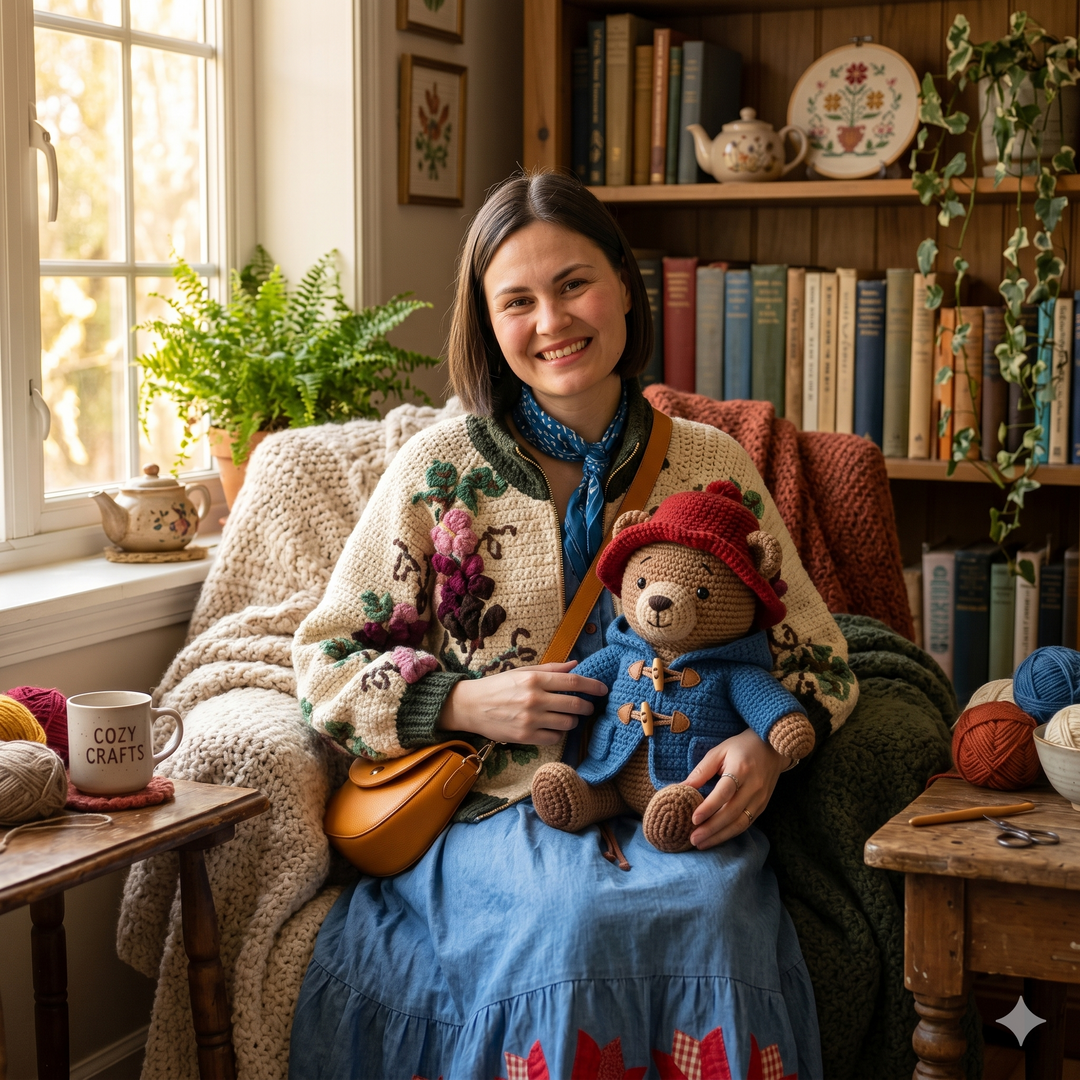 Amigurumi Bear Crochet Pattern | Beginner-Friendly PDF, Duffle Coat, Hat Toy
