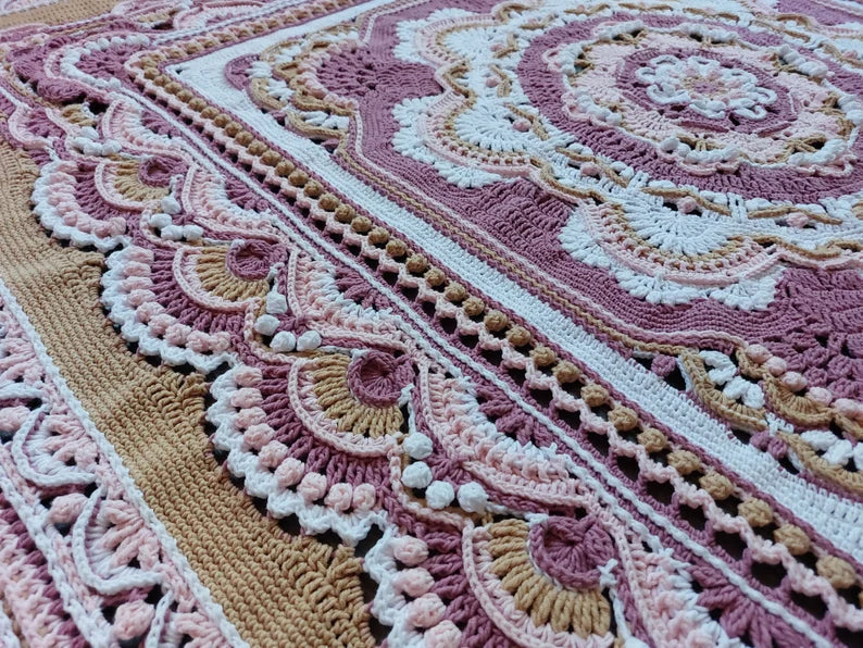 Blooming Joy Crochet Blanket Pattern