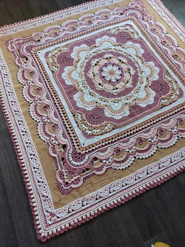 Blooming Joy Crochet Blanket Pattern