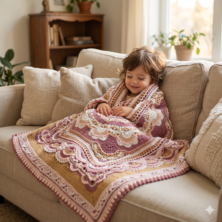 Blooming Joy Crochet Blanket Pattern