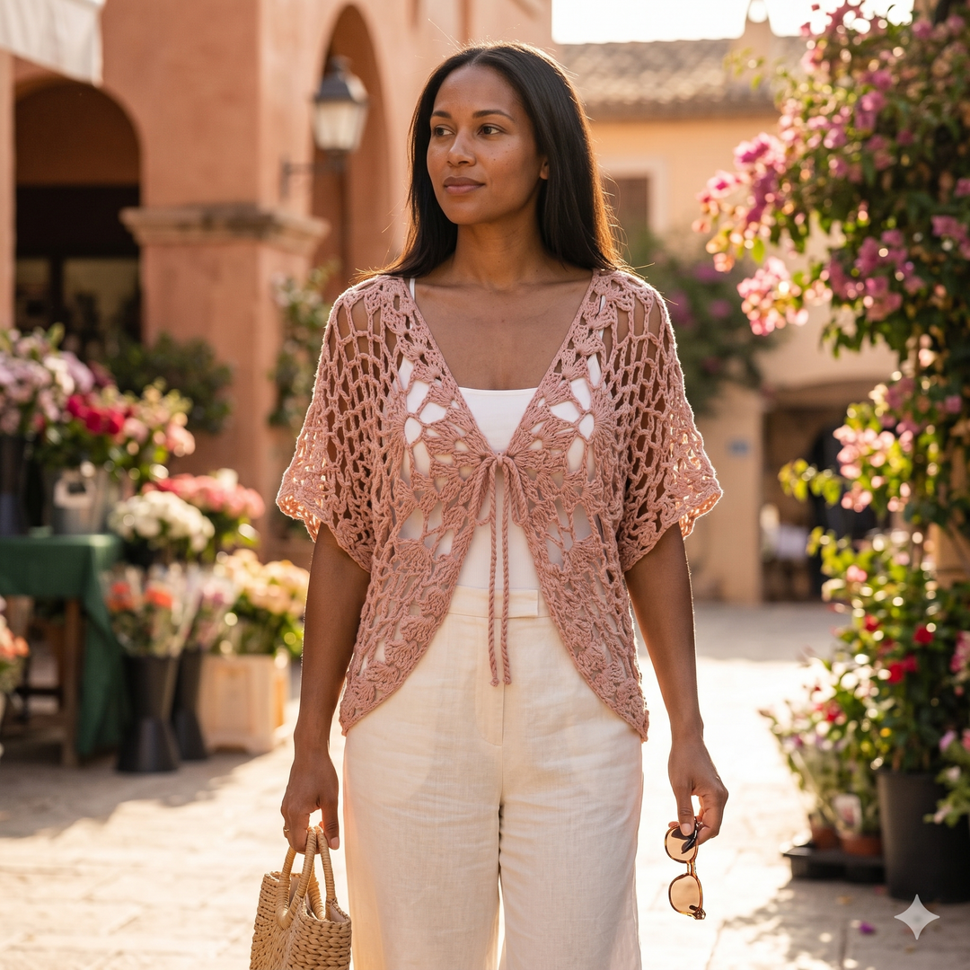 Butterfly Wing Cardigan Crochet Pattern V2