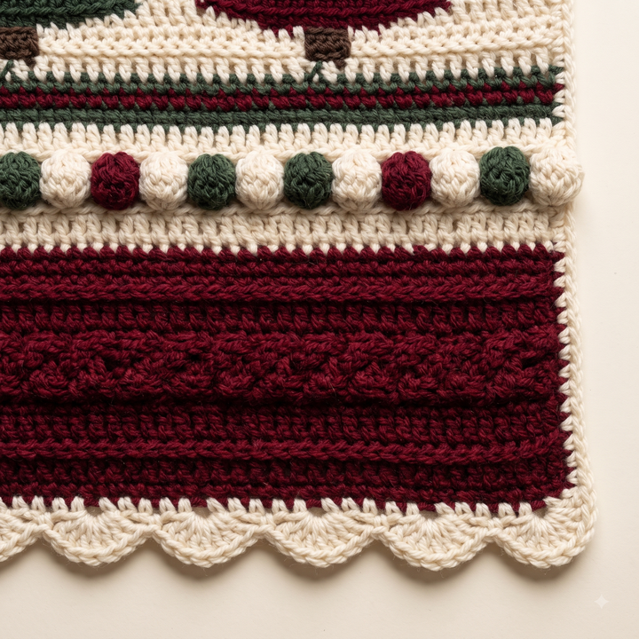 Christmas Tree Blanket Crochet Pattern