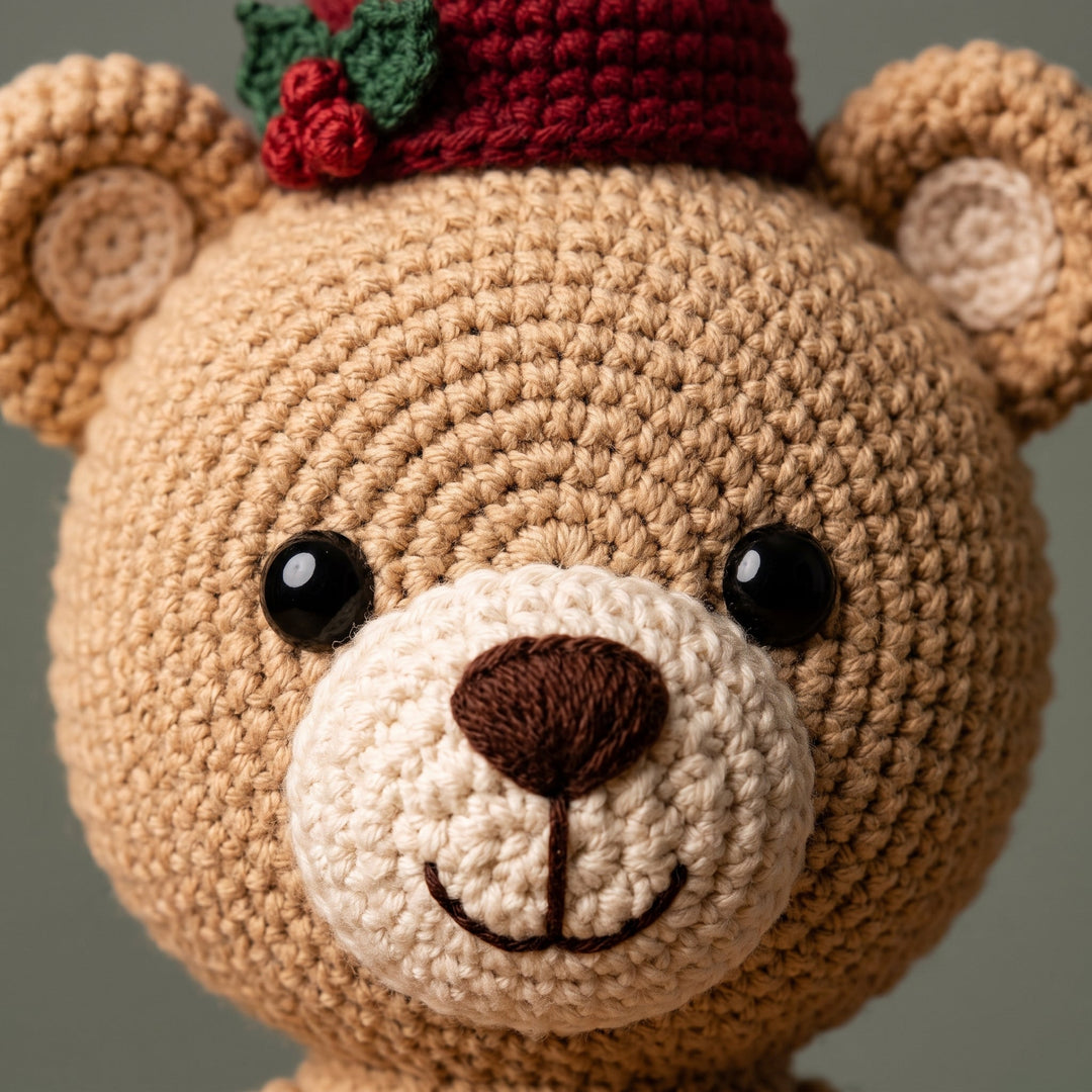 Christmas Bear Amigurumi Crochet Pattern
