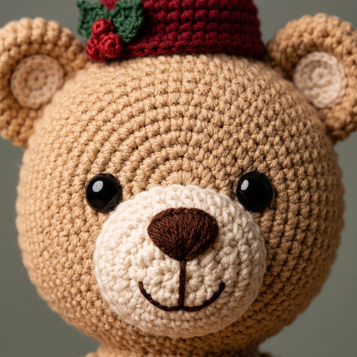 Christmas Bear Amigurumi Crochet Pattern