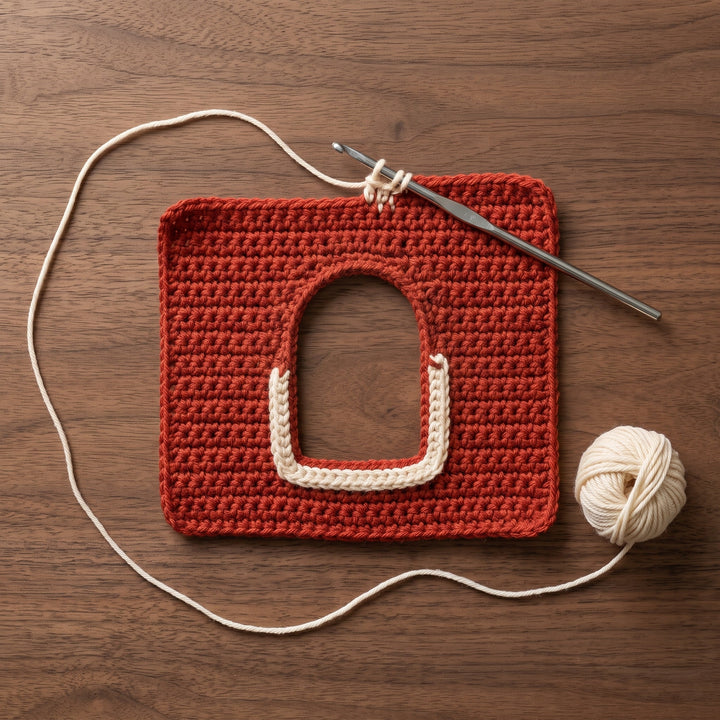 Lighted Christmas Cottage Crochet Pattern V2