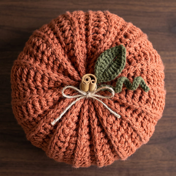 Chunky Crochet Pumpkin Pattern 3 Sizes