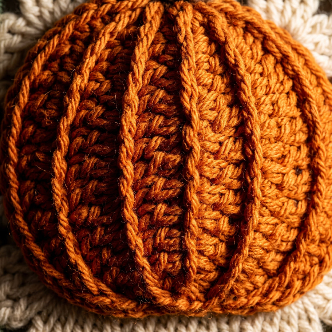 Pumpkin Granny Square Crochet Pattern