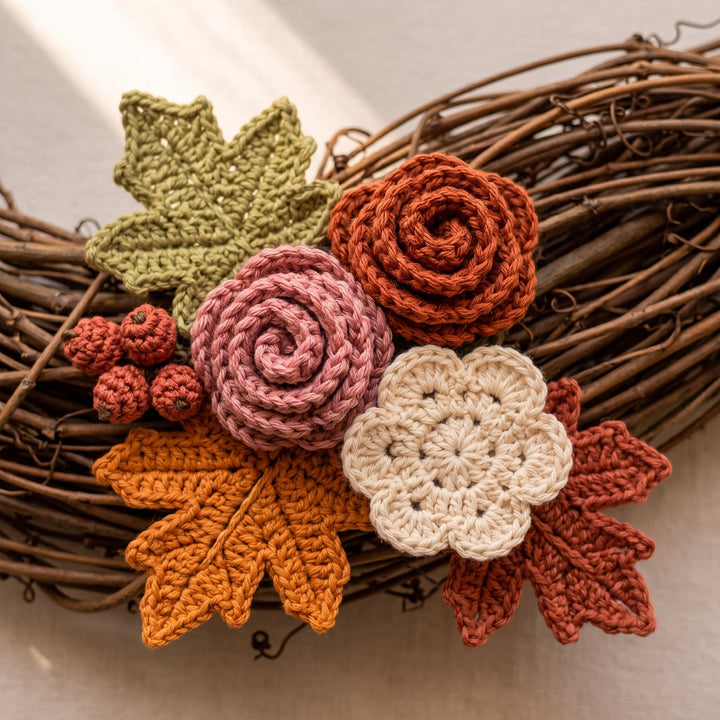 Fall Wreath Crochet Pattern V2