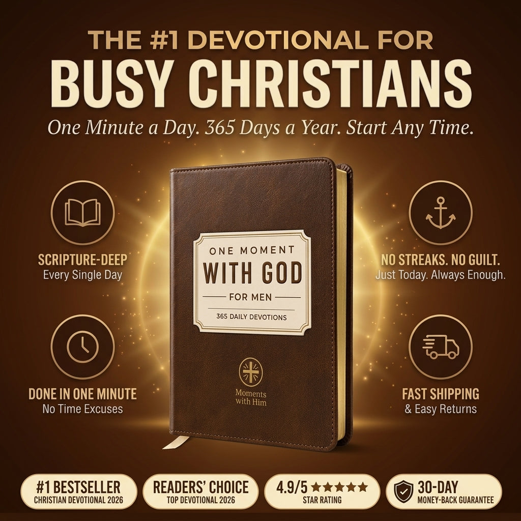 One Moment With God For Men - 365 Daily Devotions