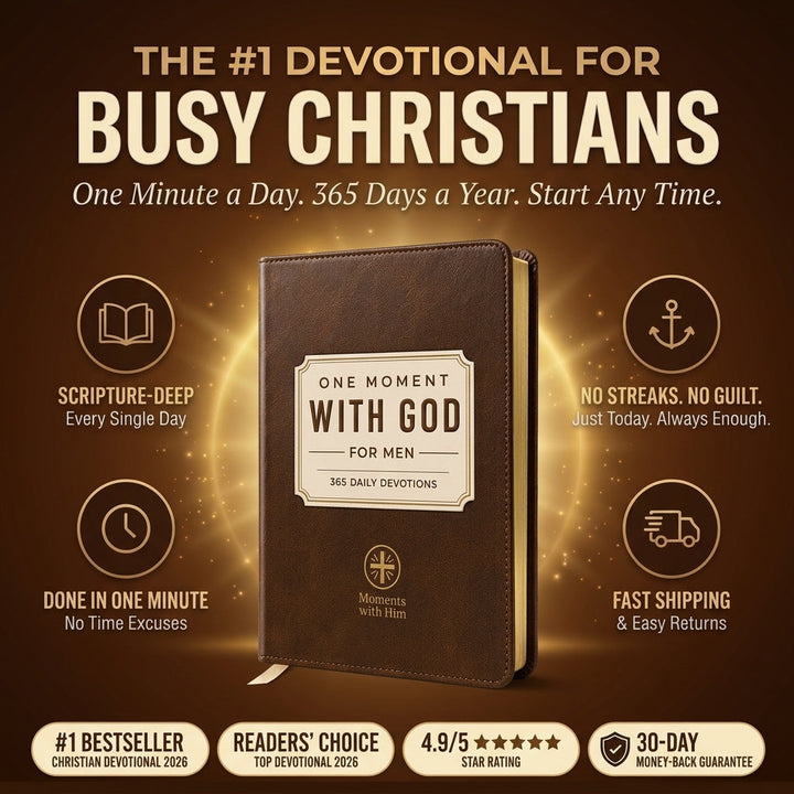 One Moment With God For Men - 365 Daily Devotions