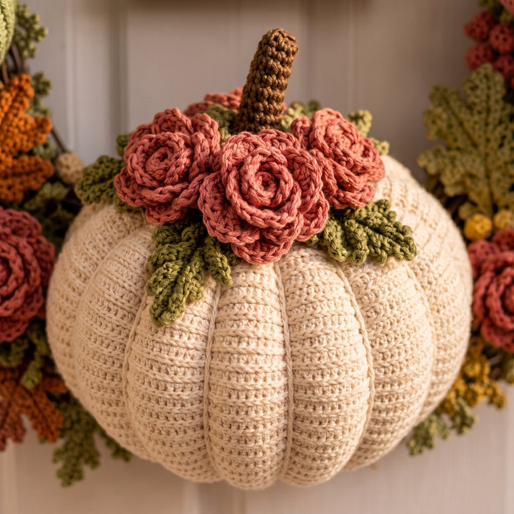 Fall Wreath Crochet Pattern V2