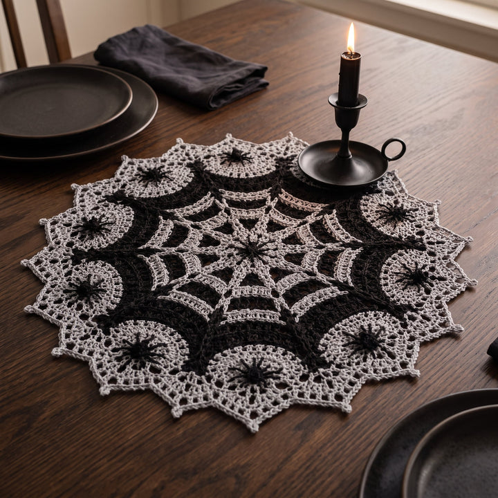 Spiderweb Doily Crochet Pattern