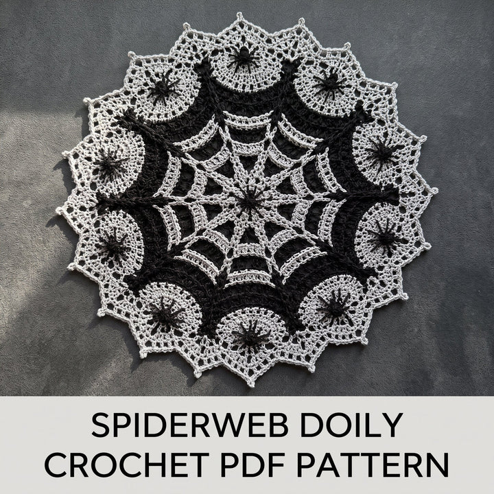 Spiderweb Doily Crochet Pattern