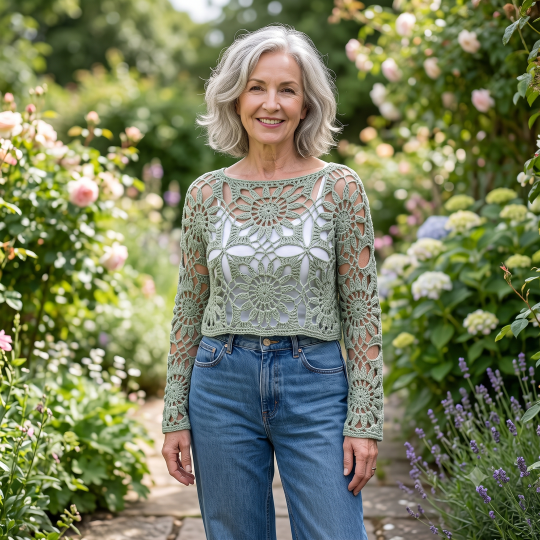 Gerbera Daisy Crochet Top Pattern