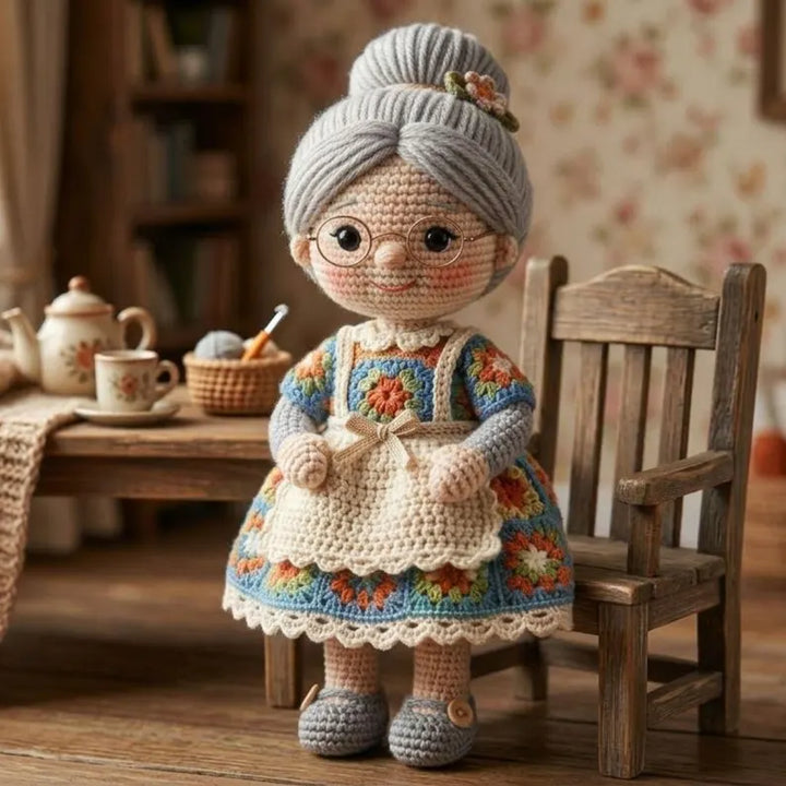 Granny Amigurumi Crochet Pattern – Grandma Doll PDF Tutorial