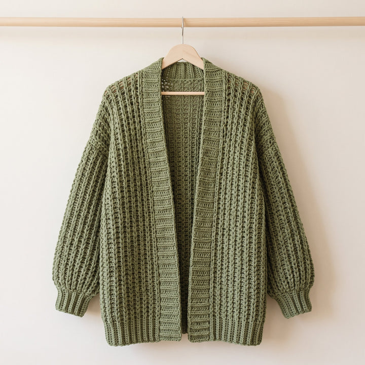 Easy Oversized Cardigan Crochet Pattern