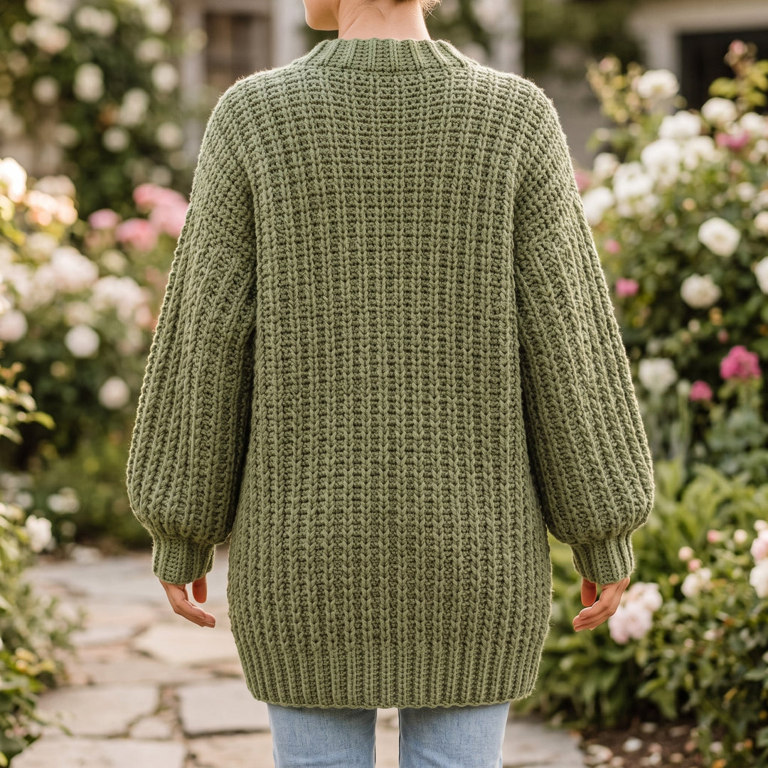 Easy Oversized Cardigan Crochet Pattern