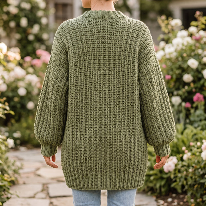 Easy Oversized Cardigan Crochet Pattern