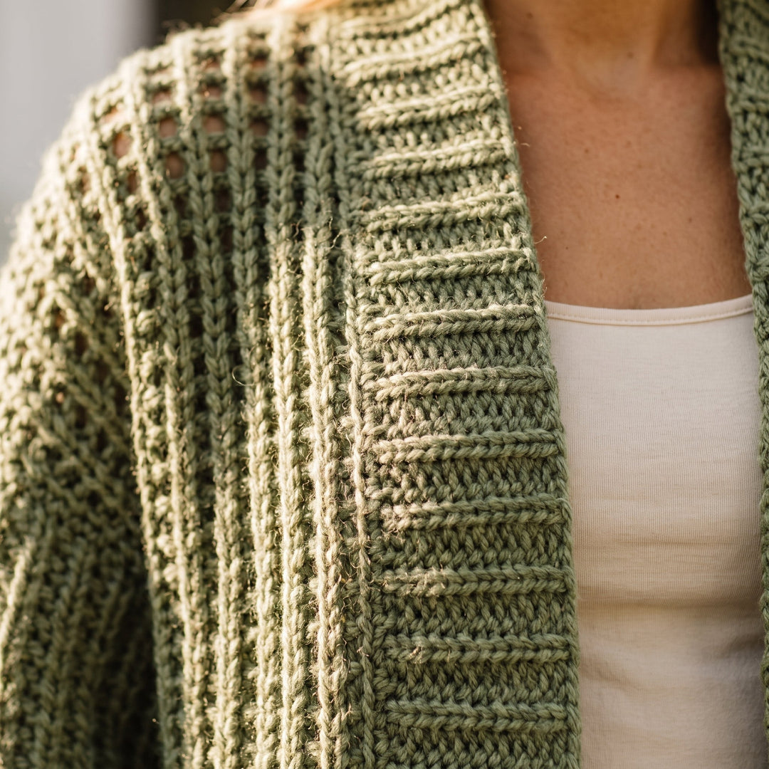 Easy Oversized Cardigan Crochet Pattern