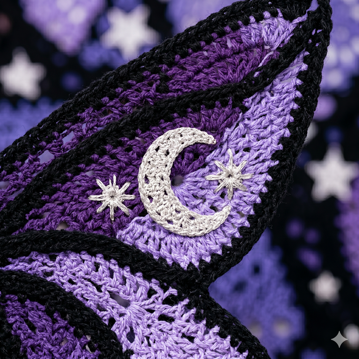 Butterfly Cardigan Crochet Pattern XS-5XL