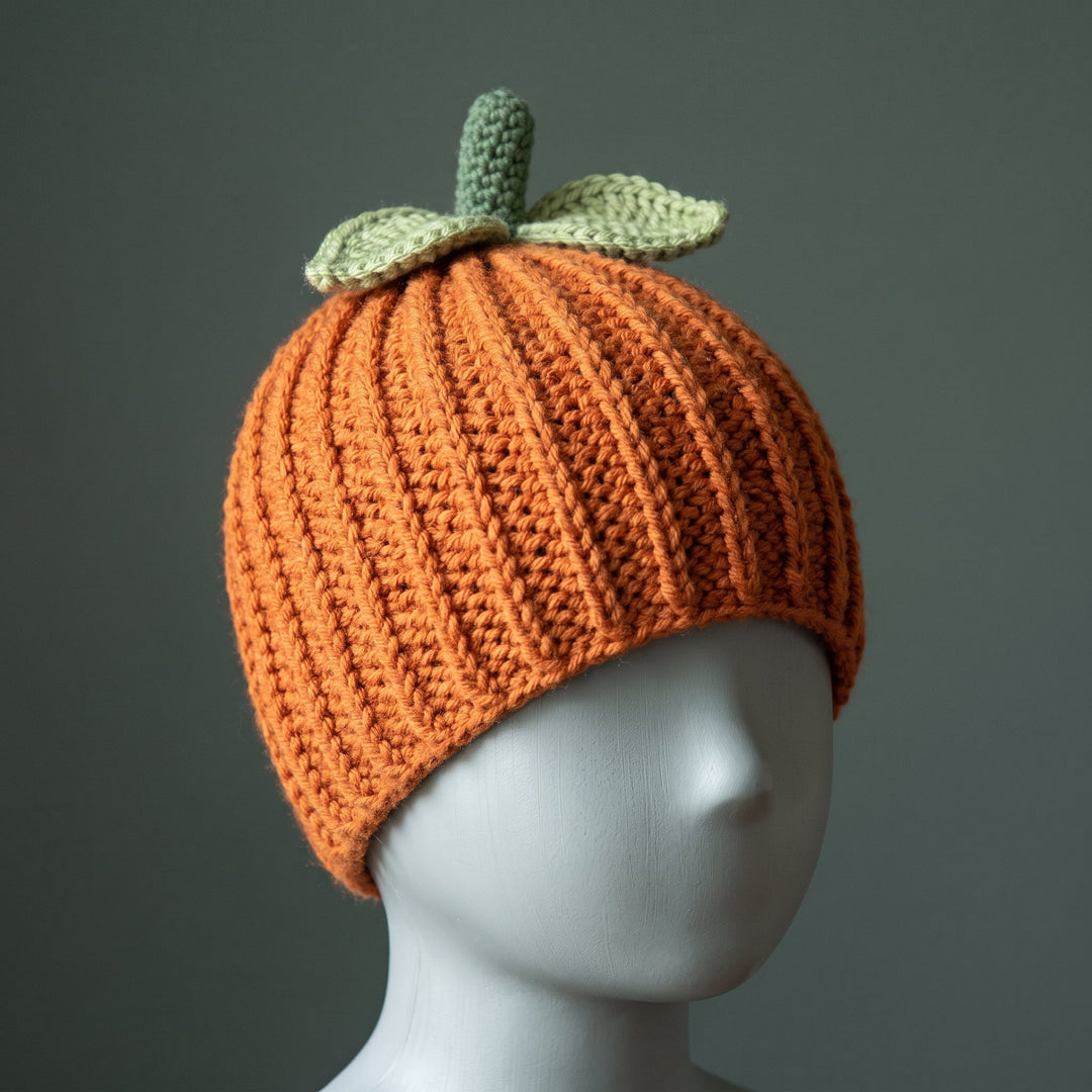 Crochet Pumpkin Hat Pattern 7 Sizes