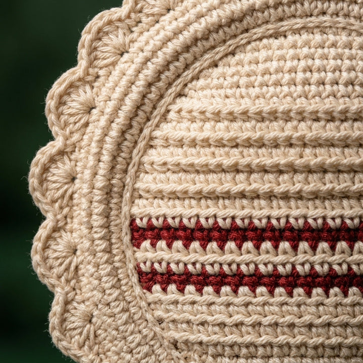Reindeer Snow Globe Crochet Ornament Pattern
