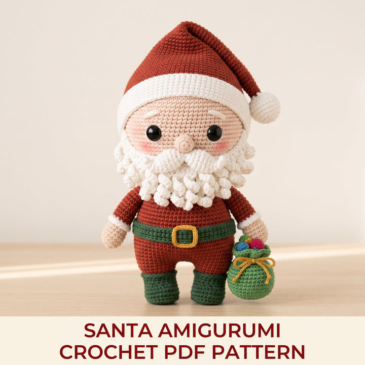 Santa Claus Amigurumi Crochet Pattern
