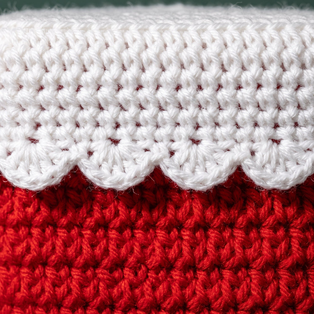 Santa Gift Box Cover Crochet Pattern