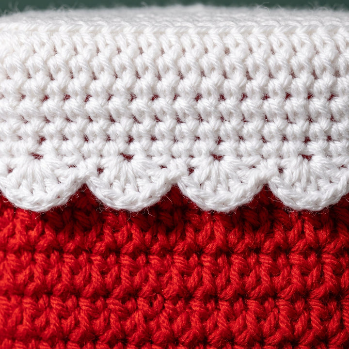 Santa Gift Box Cover Crochet Pattern