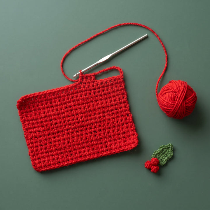 Santa Gift Box Cover Crochet Pattern