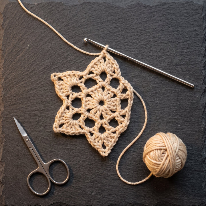 Lace Snowflake Crochet Ornament Pattern