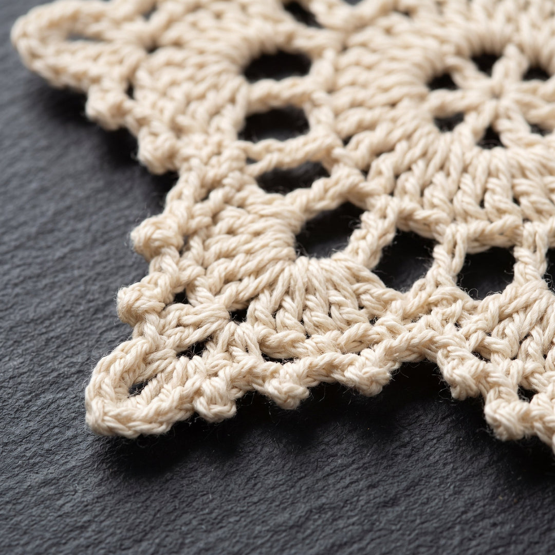 Lace Snowflake Crochet Ornament Pattern