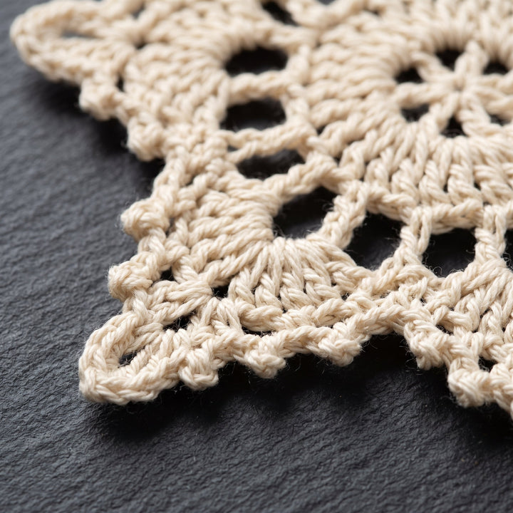 Lace Snowflake Crochet Ornament Pattern