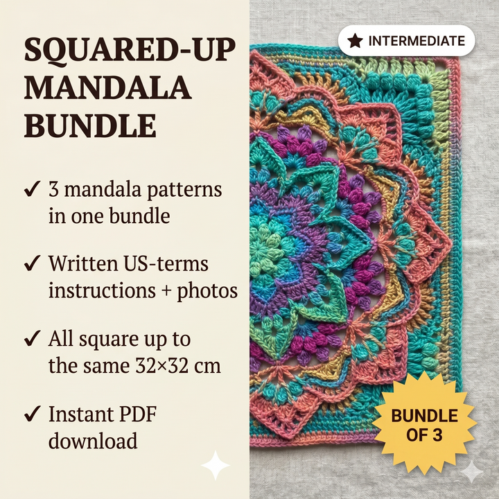 Pattern bundle: Squared UP mandalas