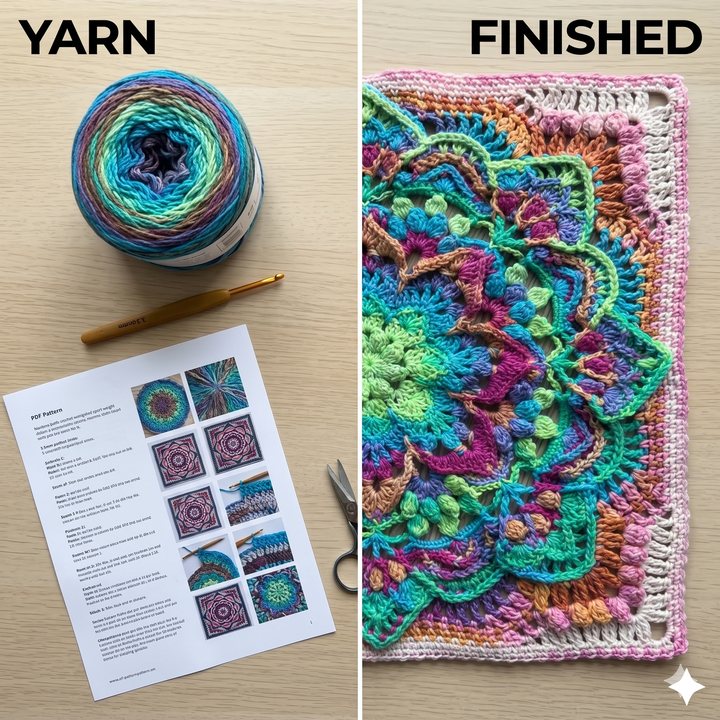 Pattern bundle: Squared UP mandalas