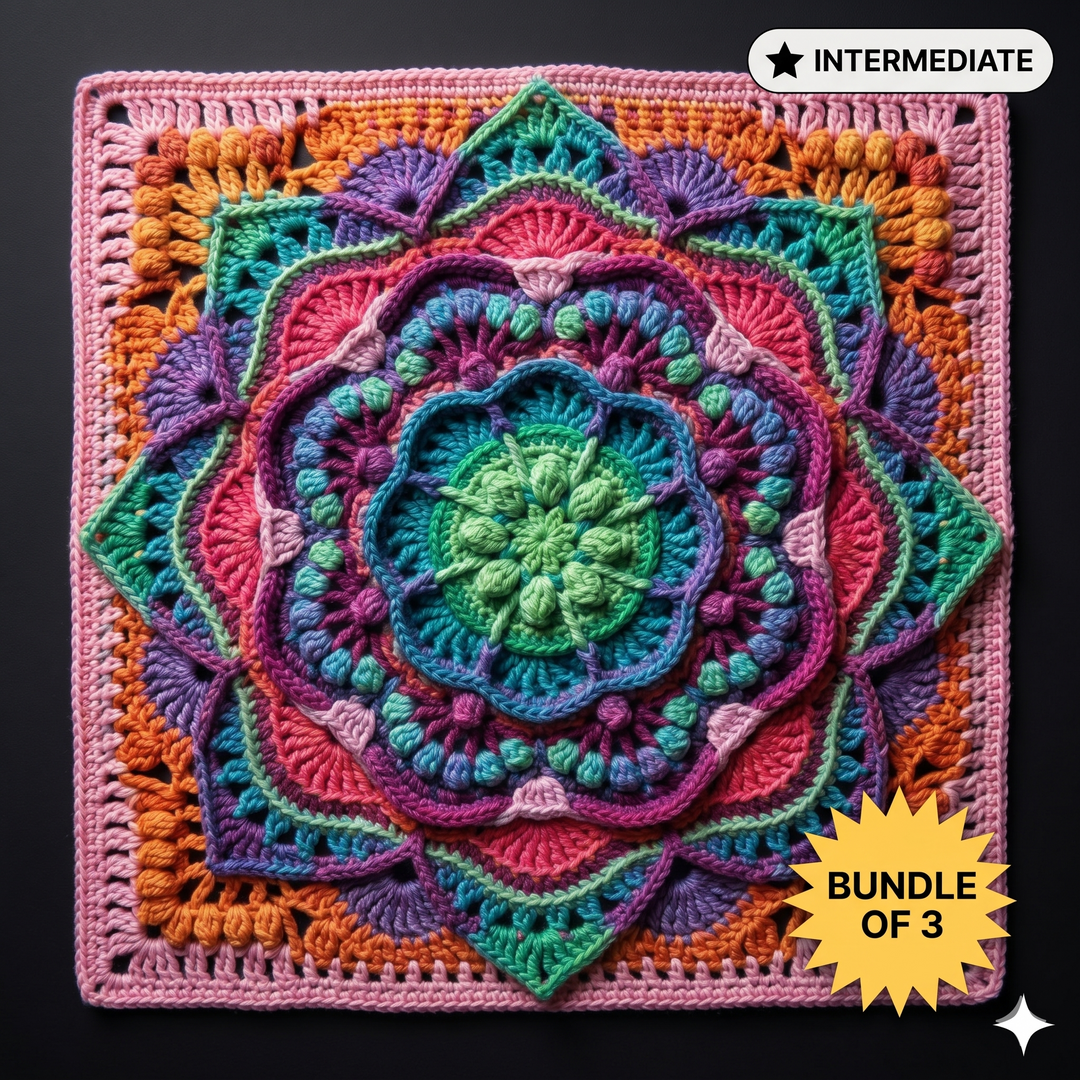 Pattern bundle: Squared UP mandalas