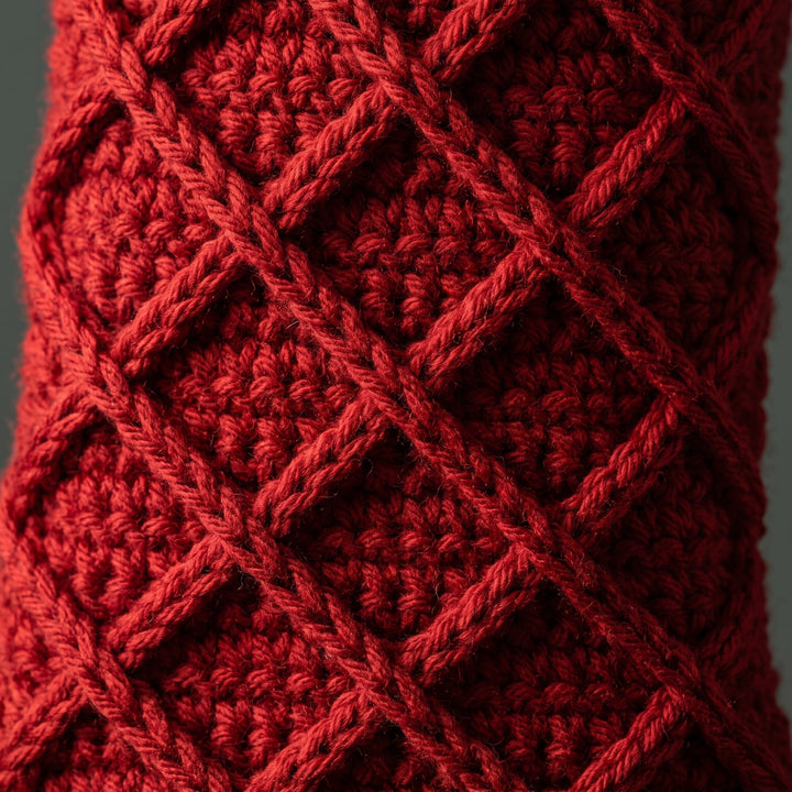 Textured Christmas Stocking Crochet Pattern