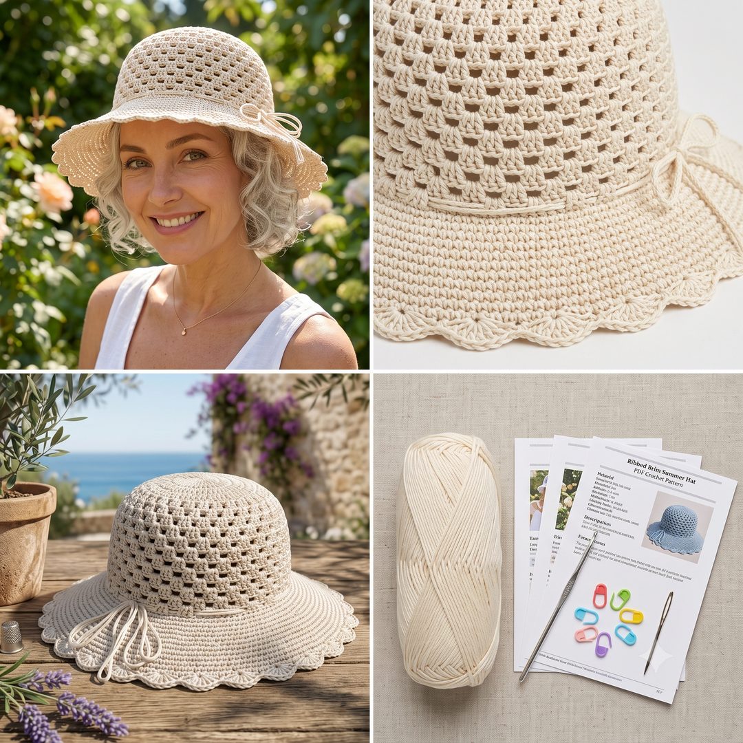 Crochet Sun Hat Pattern V2