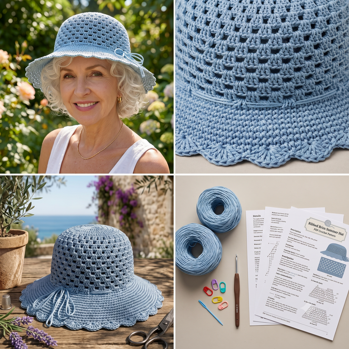 Crochet Sun Hat Pattern V2