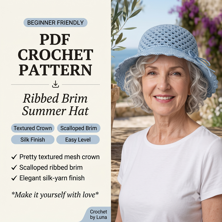 Crochet Sun Hat Pattern V2