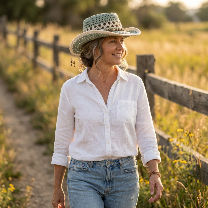 Crochet Cowboy Hat Pattern DIY