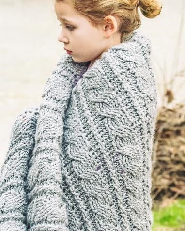 Gray Skies Afghan Crochet Blanket Pattern
