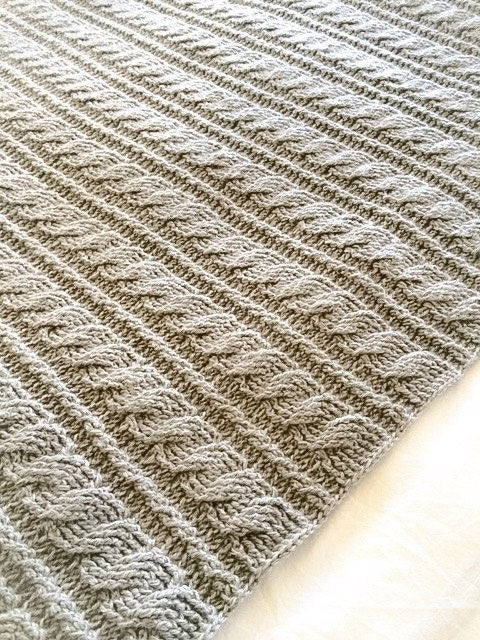Gray Skies Afghan Crochet Blanket Pattern
