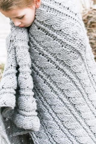 Gray Skies Afghan Crochet Blanket Pattern