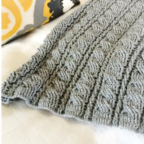 Gray Skies Afghan Crochet Blanket Pattern