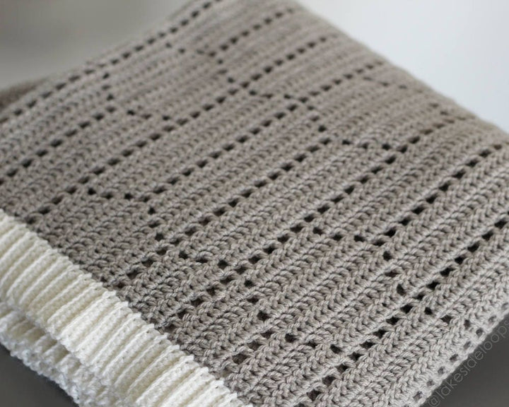 Modern Hexagon Chevron Blanket Crochet Pattern